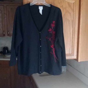 KORET WOMENS CARDIGAN SWEATER SIZE 2X